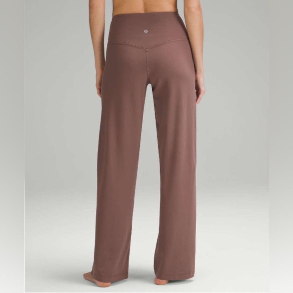 LULULEMON Align High Rise Wide Leg Pant 31” Dark Oxide Size 2 Nulu Soft VEUC - Picture 2 of 16